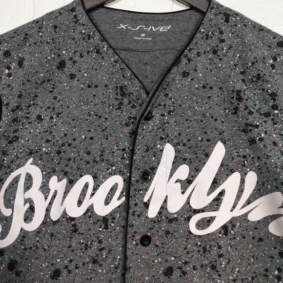 X-S-IVE Excessive men's boy's Brooklyn short sleeve shirt size small - Picture 3 of 6